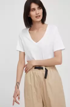 Marc O'Polo tricou din bumbac culoarea alb imagine