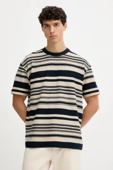 Marc O'Polo tricou din bumbac culoarea bleumarin, cu imprimeu, 528307551200 imagine