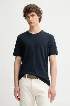 Marc O'Polo tricou din bumbac culoarea bleumarin, uni, 536217651270 imagine