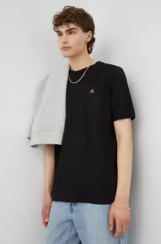 Marc O'Polo tricou din bumbac culoarea negru, neted imagine