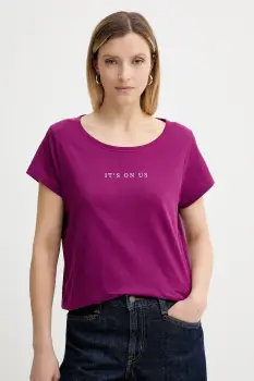 Marc O'Polo tricou din bumbac culoarea roz, 506206751431 imagine