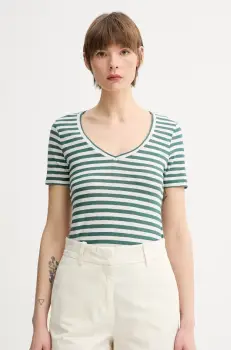 Marc O'Polo tricou din bumbac culoarea verde, 504219651293 imagine