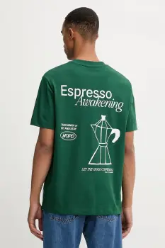 Marc O'Polo tricou din bumbac culoarea verde, cu imprimeu, 5000007619 imagine