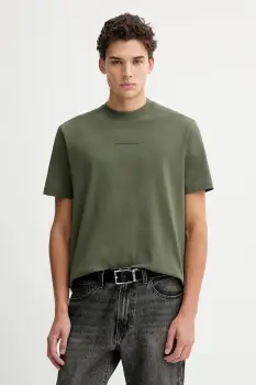 Marc O'Polo tricou din bumbac culoarea verde, uni, 5000007709 imagine