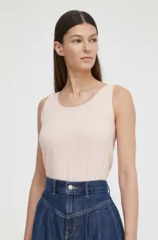 Marc O'Polo tricou din bumbac femei, culoarea bej imagine