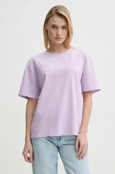 Marc O'Polo tricou din bumbac femei, culoarea violet, 5000005950 imagine