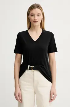 Marc O'Polo tricou femei, culoarea negru, 503212151381 imagine