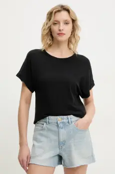 Marc O'Polo tricou femei, culoarea negru, 503212151387 imagine