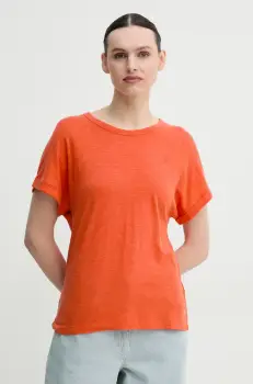 Marc O'Polo tricou femei, culoarea portocaliu, 503212151387 imagine