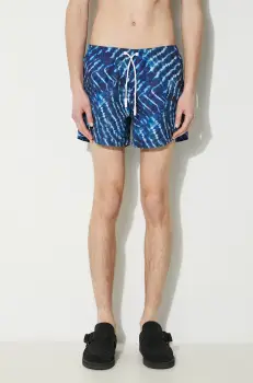Marcelo Burlon pantaloni scurti de baie Aop Sound Waves Swim Short CMFA003S24FAB0024501 imagine