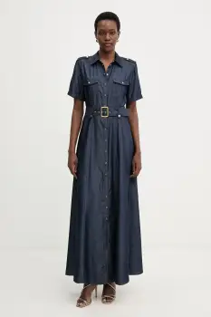 Marciano by Guess rochie evazata cu lyocell KAT imagine