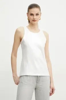 Marella bluza din bumbac TERZO femei, culoarea alb, cu imprimeu, 2513941124200 imagine