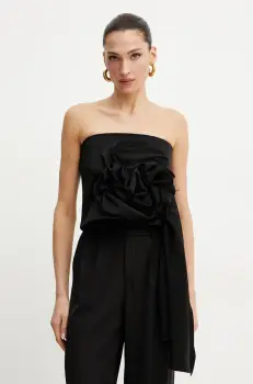 Marella bluza DOLORES femei, culoarea negru, cu imprimeu, 2513161142200 imagine