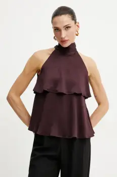 Marella bluza Emme by Marella femei, culoarea violet, uni, 2515161102200 imagine