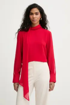 Marella bluza MLTCRESTA culoarea rosu, uni, 2613111053200 imagine