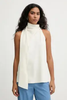 Marella bluza MLTDALMATA culoarea bej, uni, 2613161023200 imagine