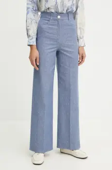 Marella pantaloni DOBLONE femei, lat, high waist, 2513131101200 imagine