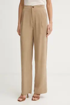 Marella pantaloni pentru femei, cu lyocell Emme by Marella imagine