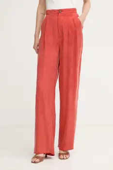 Marella pantaloni pentru femei, cu lyocell Emme by Marella imagine