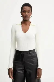 Marella pulover culoarea bej, light, 2523366082200 imagine