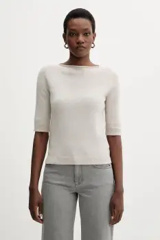 Marella pulover de casmir culoarea bej, light, 2523366271200 imagine