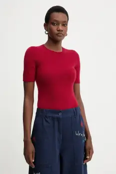 Marella pulover de lana culoarea rosu, light, 2523366424200 imagine