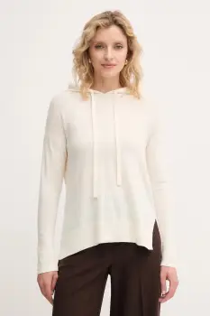 Marella pulover din amestec de lana Emme by Marella culoarea bej, light, 2525366011200 imagine