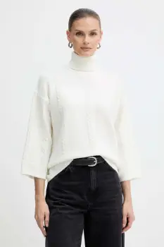 Marella pulover din amestec de lana Emme by Marella culoarea bej, light, 2525366032200 imagine