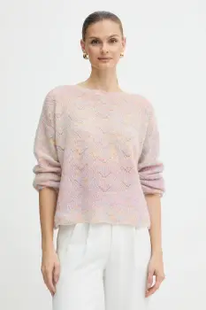 Marella pulover din amestec de lana Emme by Marella culoarea roz, 2525366282200 imagine