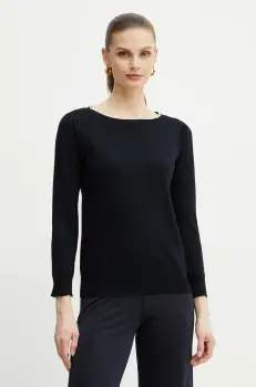 Marella pulover Emme by Marella femei, culoarea albastru marin, light, 2515361041200 imagine