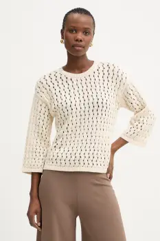 Marella pulover pentru femei, din bumbac MLMFIORIRE imagine