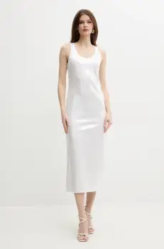 Marella rochie BEATI culoarea alb, midi, drept, 2513621054200 imagine