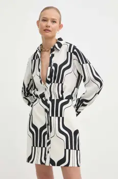 Marella rochie culoarea negru, mini, drept, 2413221093200 imagine