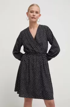 Marella rochie culoarea negru, mini, evazati imagine