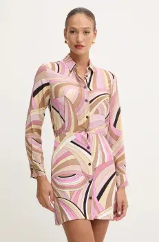 Marella rochie din amestec de matase mini, drept, 2423226092200 imagine