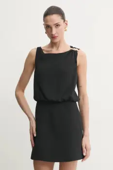 Marella rochie DOCCIA culoarea negru, mini, drept, 2513221043200 imagine