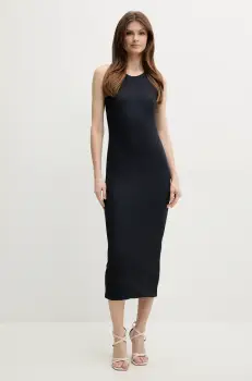 Marella rochie Emme by Marella culoarea albastru marin, midi, mulata, 2515621011200 imagine