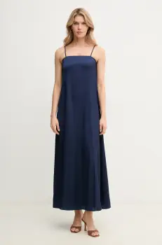 Marella rochie Emme by Marella culoarea bleumarin, maxi, evazati, 2515221112200 imagine