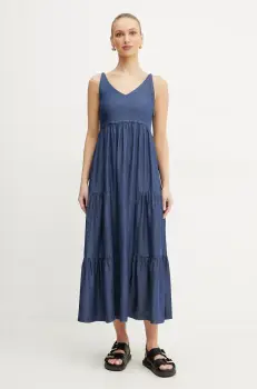 Marella rochie Emme by Marella culoarea bleumarin, maxi, evazati, 2515221372200 imagine