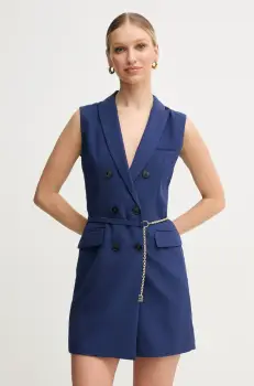 Marella rochie Emme by Marella culoarea bleumarin, mini, mulata, 2515221092200 imagine