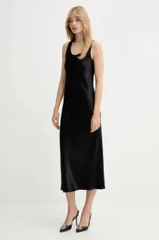 Marella rochie Emme by Marella culoarea negru, maxi, drept, 2525226021200 imagine