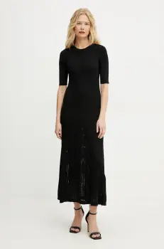 Marella rochie NORCIA culoarea negru, maxi, drept, 2513321051200 imagine