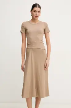 Marella rochie NOROIS culoarea verde, maxi, evazati, 2513621025200 imagine