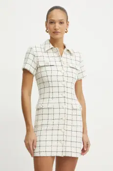 Marella rochie VIDIM culoarea bej, mini, drept, 2513221181200 imagine