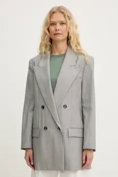 Marella sacou cu doua randuri de nasturi pentru femei, cu matase CERA imagine