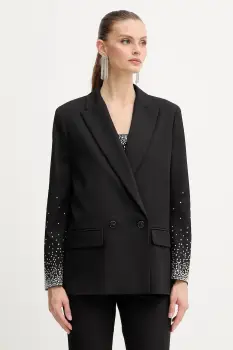 Marella sacou culoarea negru, oversize, 2523046152200 imagine