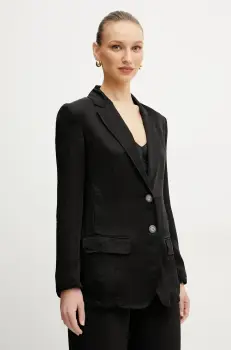 Marella sacou SELZ culoarea negru, un singur rand de nasturi, uni, 2513041085200 imagine