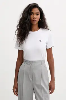 Marella tricou din bumbac culoarea alb, 2523976084200 imagine