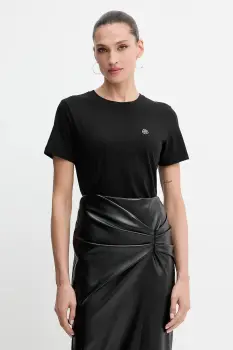 Marella tricou din bumbac culoarea negru, 2523976084200 imagine