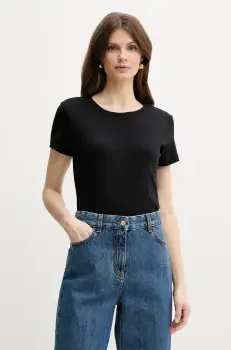 Marella tricou din bumbac LANGUE femei, culoarea negru, 2513971025200 imagine